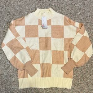 Women’s Checkered Sweater